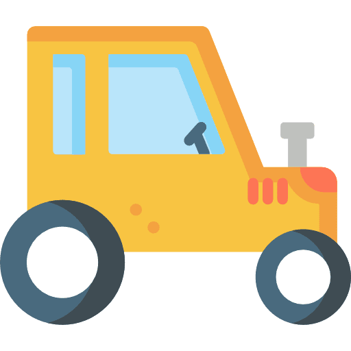 Tractor tractor transport vehicle icon