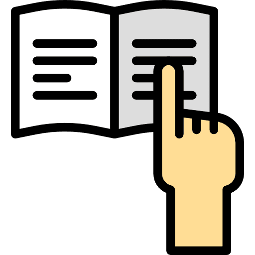 Open book education open book study icon