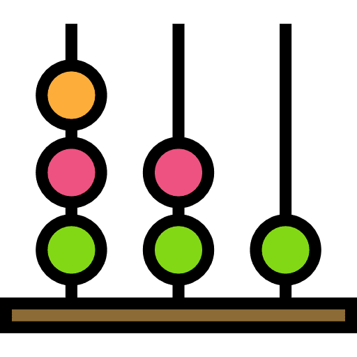 Abacus education business maths icon