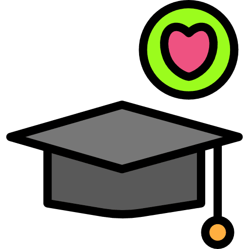 Mortarboard education graduate mortarboard icon