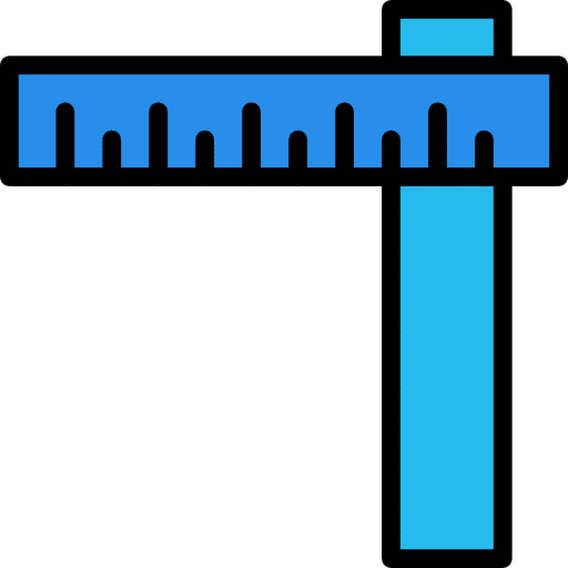 Ruler measuring tape ruler tools and utensils icon