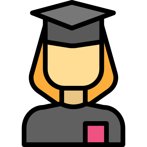 Student graduate people avatar icon