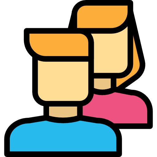 Students social user boy icon