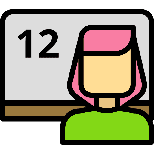 Teacher avatar job social icon