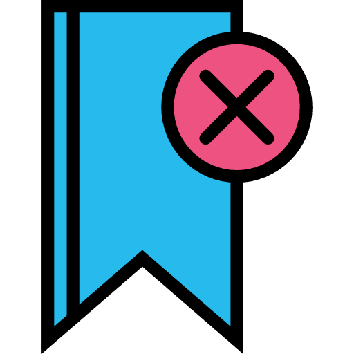 Bookmark interface shapes and symbols badge icon