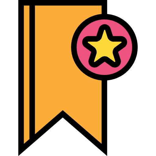 Bookmark shapes shapes and symbols badge icon