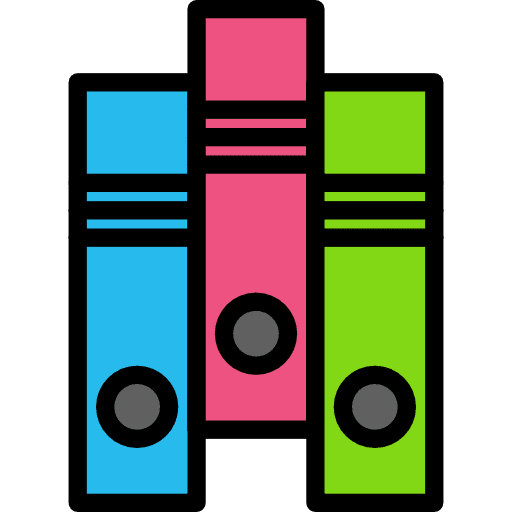 Archives document files and folders file icon