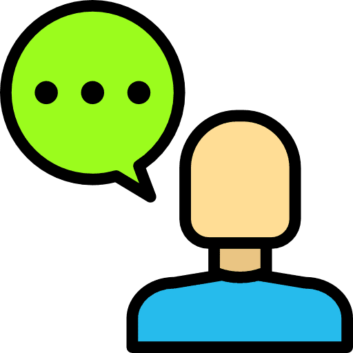 Chat speech bubble chat conversation icon