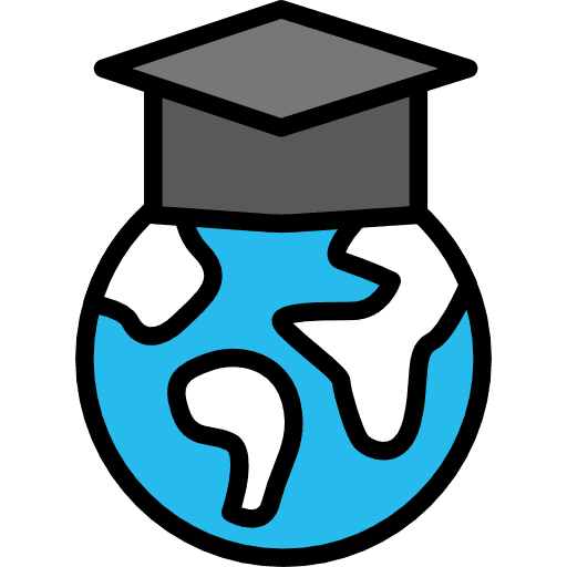 Earth globe planet planet earth maps and flags icon