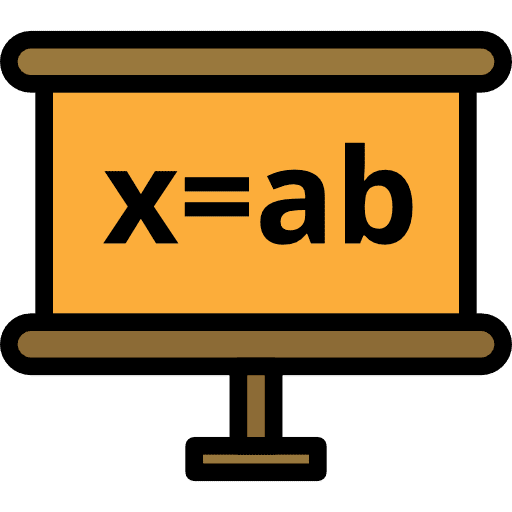 Maths science eraser blackboard icon
