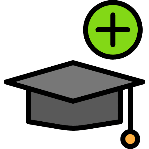 Mortarboard cap education mortarboard icon