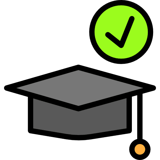 Mortarboard graduate education mortarboard icon