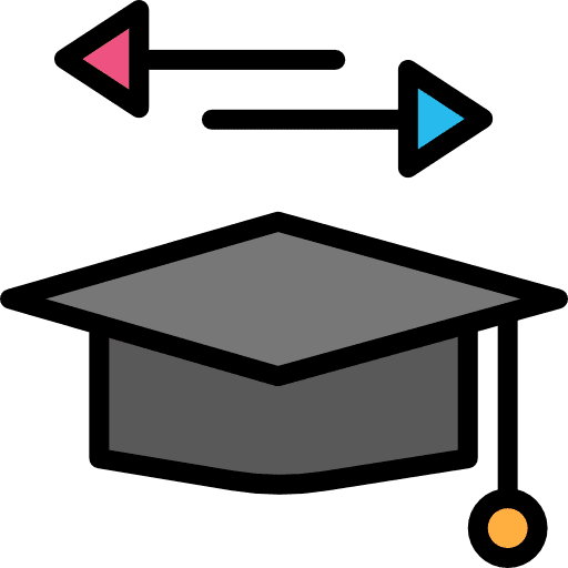 Mortarboard graduate mortarboard education icon