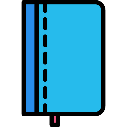 Notebook education business notebook icon