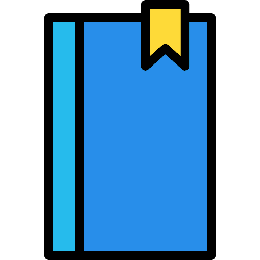 Notebook education interface address book icon