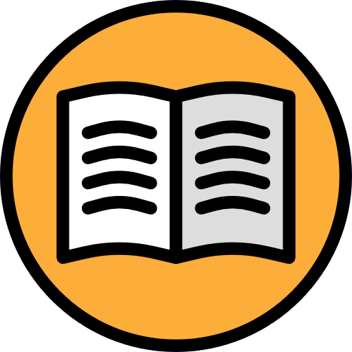 Open book books study reading icon