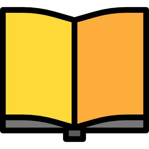 Open book open book library education icon