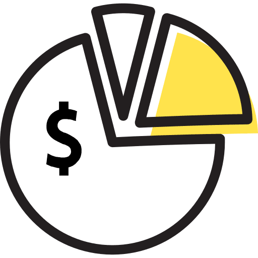 Chart symbol graphical business icon