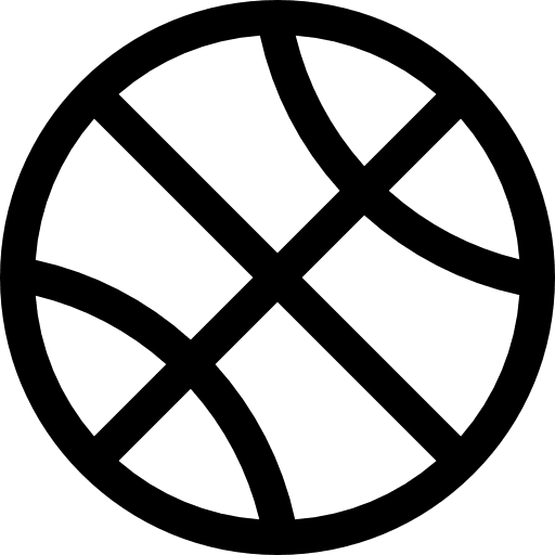 Basketball sport team equipment basketball icon
