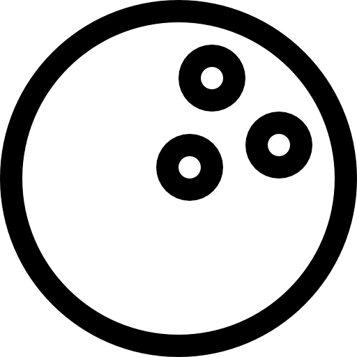 Bowling leisure bowling game icon