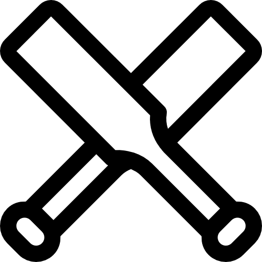 Cricket sports and competition sport equipment icon