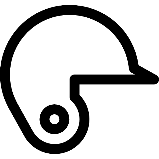 Helmet baseball sports and competition sports icon