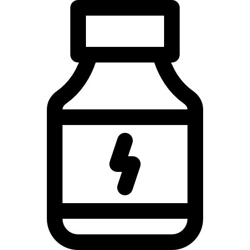 Protein powder protein exercise sports and competition icon