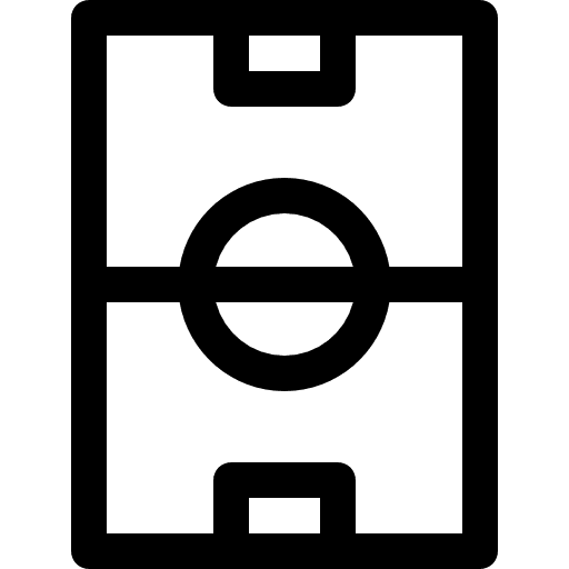 Soccer field football field soccer field sports icon