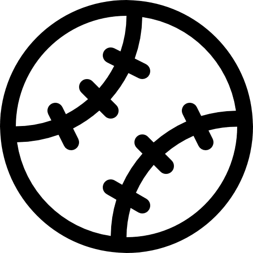 Softball baseball equipment game sports icon