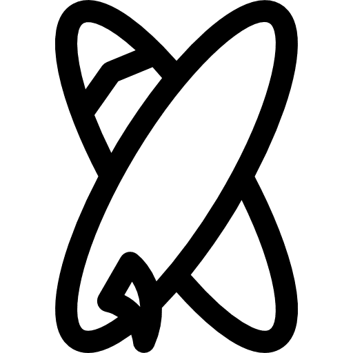 Surfboard beach sports surfboard icon