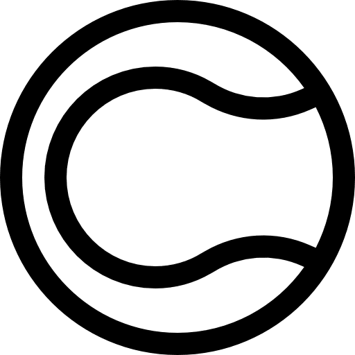 Tennis ball sports tennis ball sports ball icon