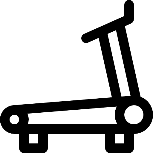 Treadmill fitness gym sports and competition icon