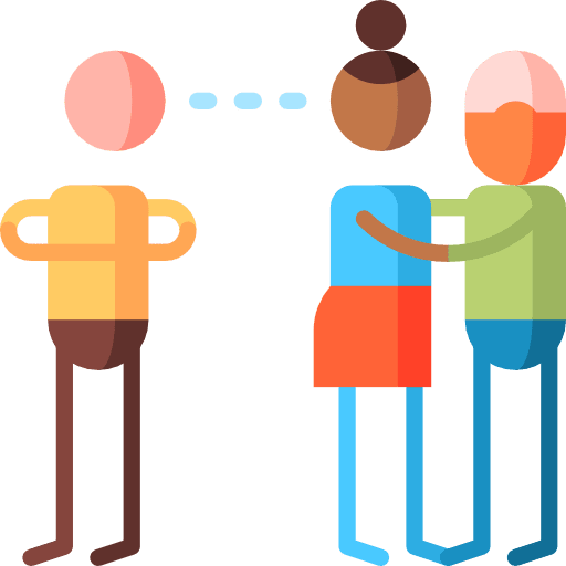 Jealousy people woman relations icon