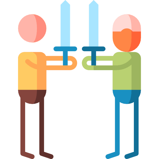 Rivalry people humanpictos emotions icon