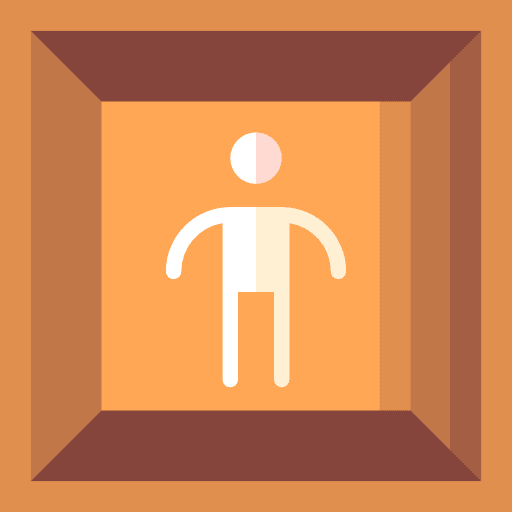 Claustrophobia feelings relations people icon