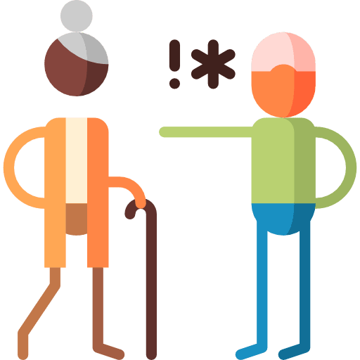 Rudeness relations humanpictos people icon