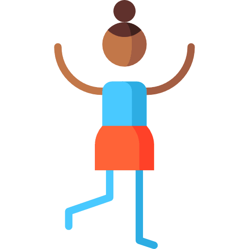 Excited people relations humanpictos icon