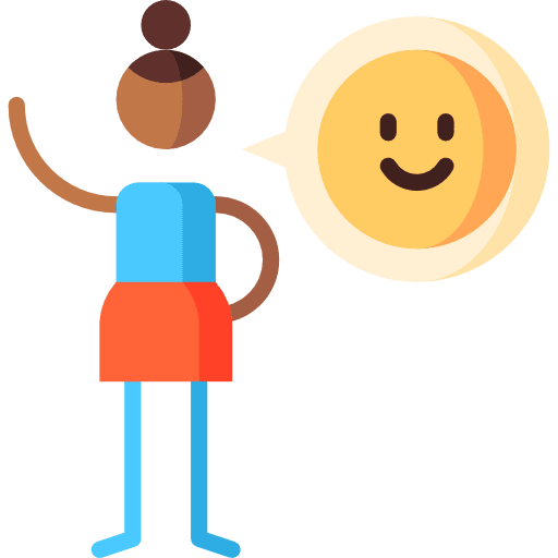 Happy humanpictos people feelings icon