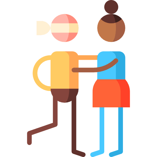 Trust woman emotions man icon