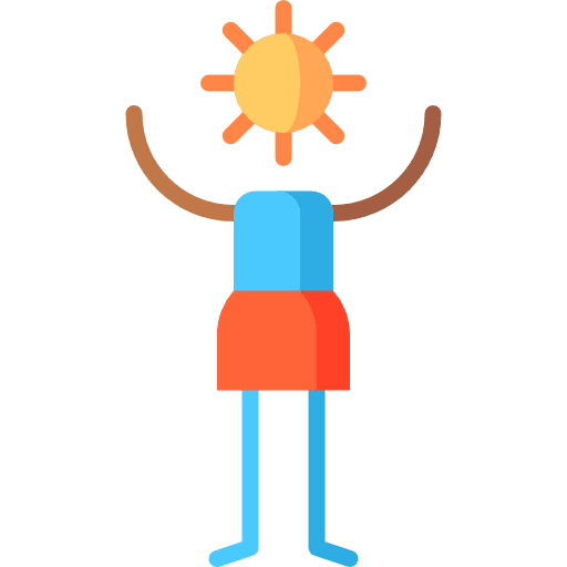 Optimistic humanpictos optimistic emotions icon