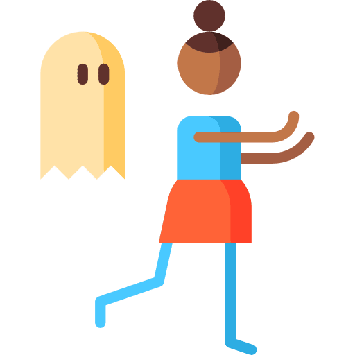 Terror feelings people terror icon