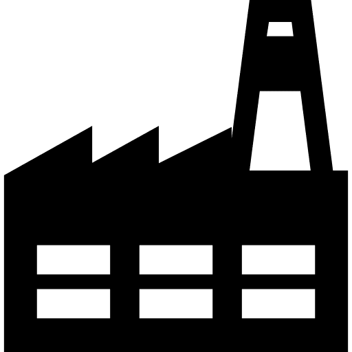 Factory landscape industrial factory icon