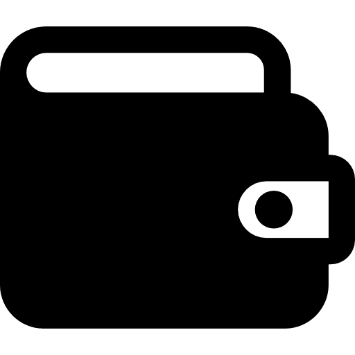 Wallet holder card notes icon