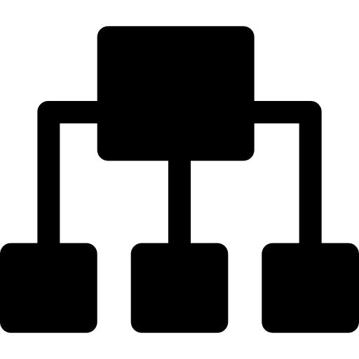 Flow organized tree view uml icon