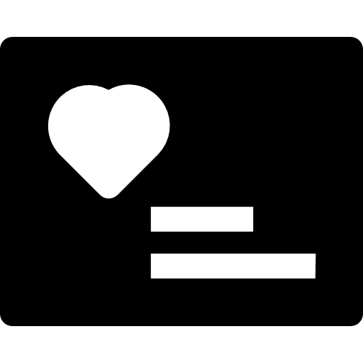 Love letter wedding invitation romantic love and romance icon