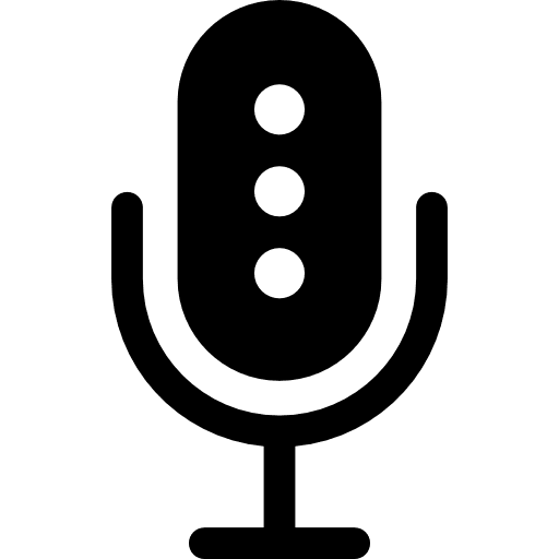 Microphone vintage radio microphone icon