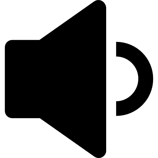 Volume interface speaker music and multimedia icon