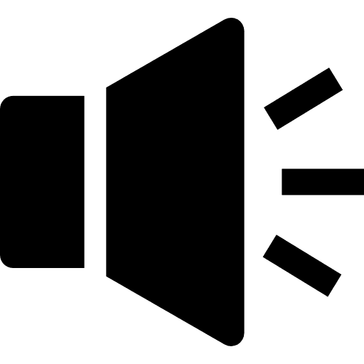 Volume music and multimedia speaker sound icon