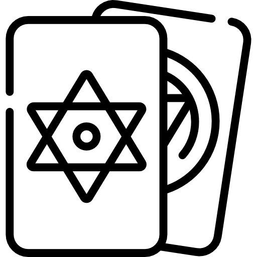 Tarot horoscope shapes and symbols esoteric icon