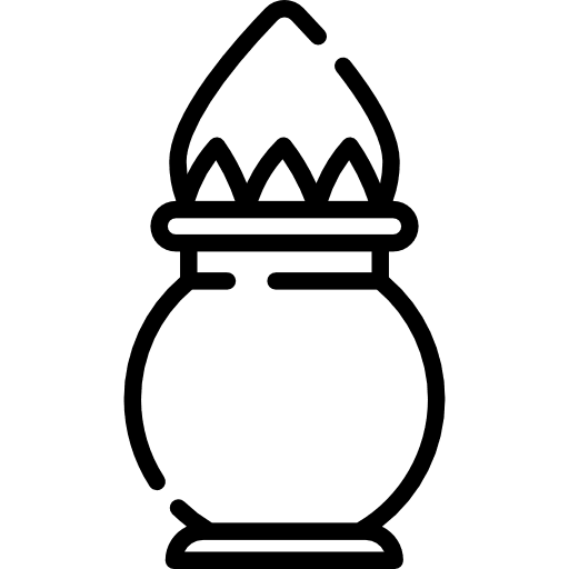 Kumbh kalash zodiac astrology signs icon